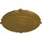 Ekena Millwork Attica Ceiling Medallion (Fits Canopies up to 3 3/4"), Hand-Painted Gold, 39 1/2"OD x 2 1/2"P CM39ATGLS - alternate 2
